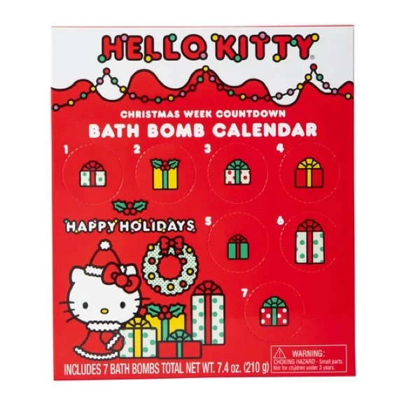 Hello Kitty Christmas Week countdown bath bomb calendar nwot - Picture 3 of 4
